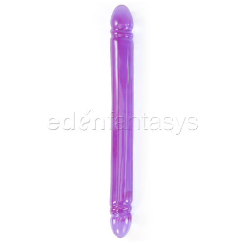Reflective gel smooth double dong - double ended dildo