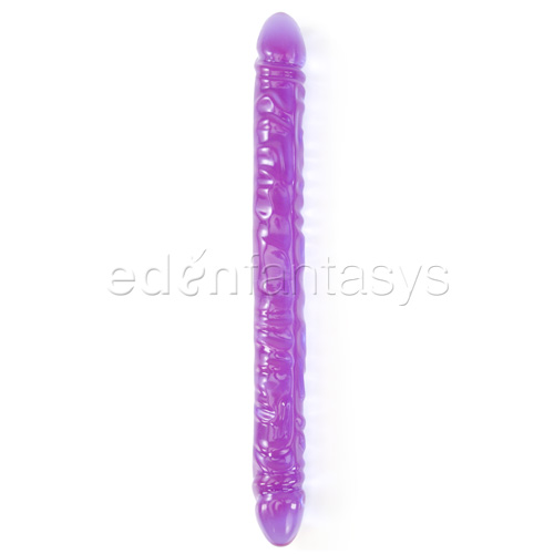 Reflective gel veined double dong - double ended dildo discontinued