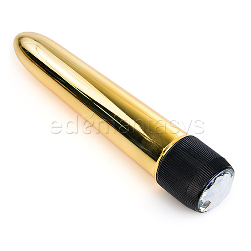Precious metal gems vibrator - traditional vibrator discontinued