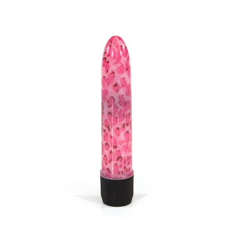 Houston's pink leopard junior - traditional vibrator discontinued