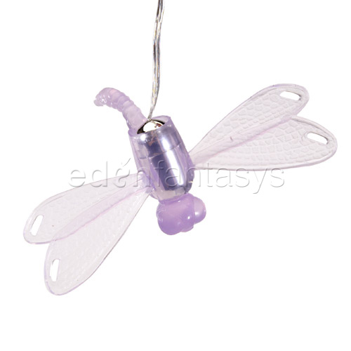 Silicone dragonfly - butterfly strap-on vibrator discontinued