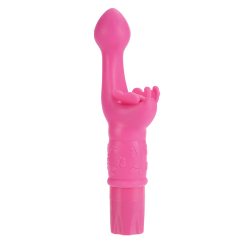 Silicone butterfly kiss - g-spot and clitoral vibrator 