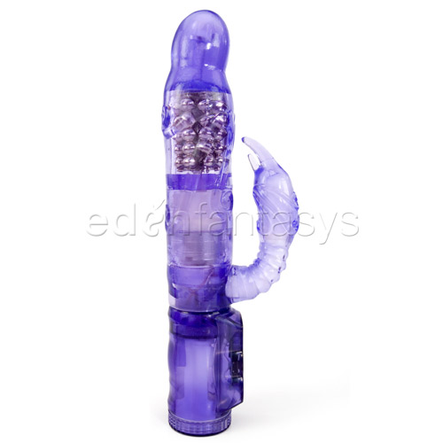 Silicone clitifier triple pleasure arouser - rabbit vibrator