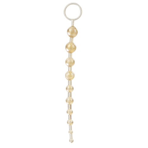 Extreme pure gold anal beads - beads discontinued