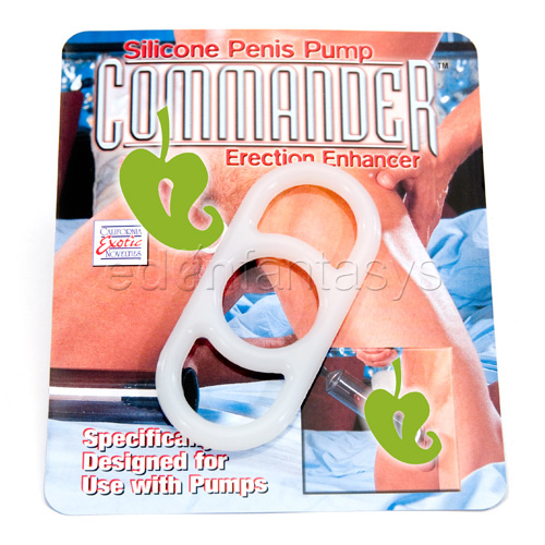 Penis pump erection enhancer - cock ring