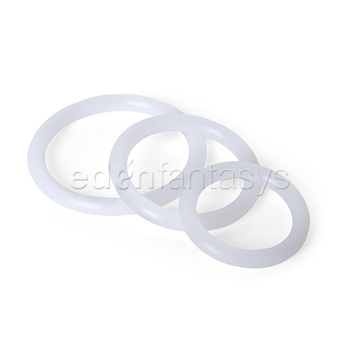 Silicone support rings - cock ring