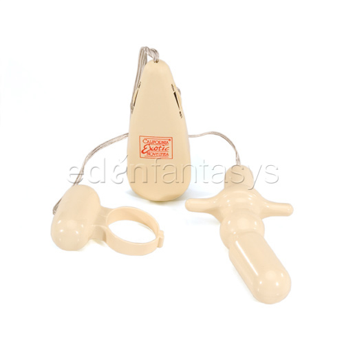 Pocket exotics anal T and ring combo - vibrator kit  discontinued