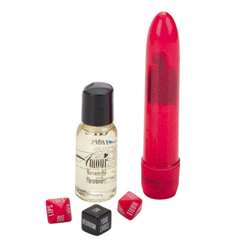 Amour playful massager romance kit - vibrator kit 