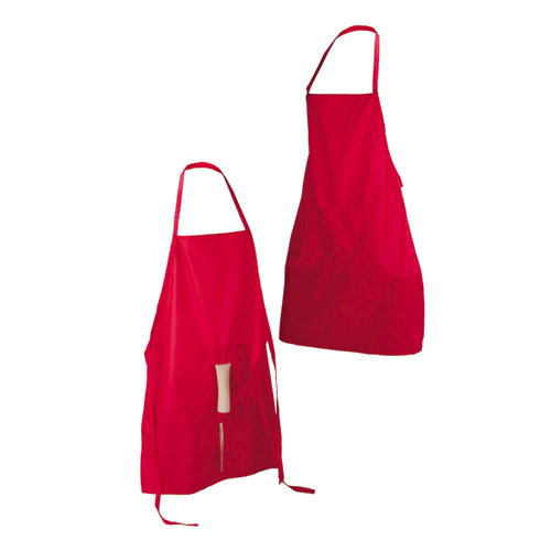 Hide n seek peni-popper party apron (red)