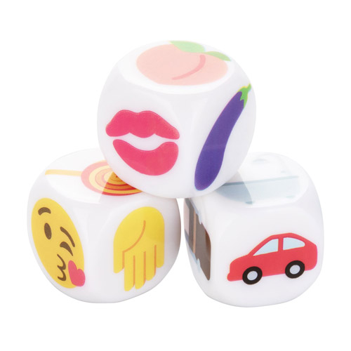 Emojigasm dice - sexy dice