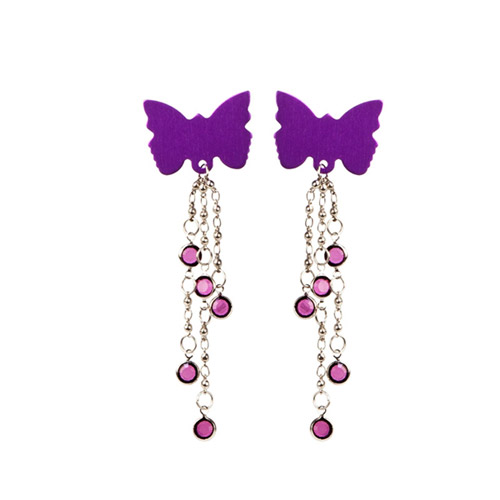 Body charms butterfly (pink) - body jewelry discontinued
