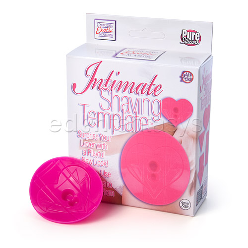 Intimate shaving template - romantic sex kit