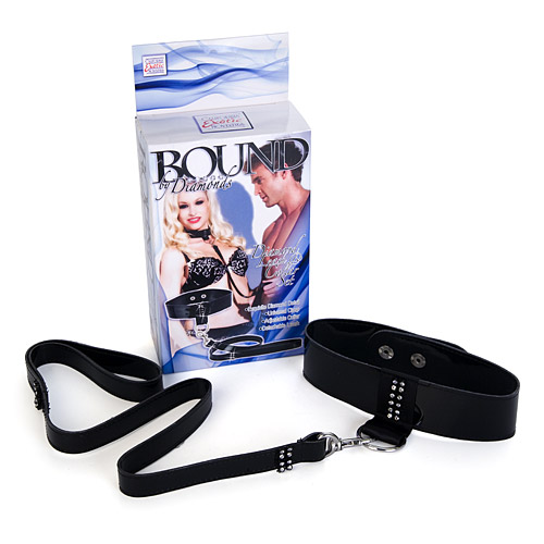 Bound by diamonds leash and collar set