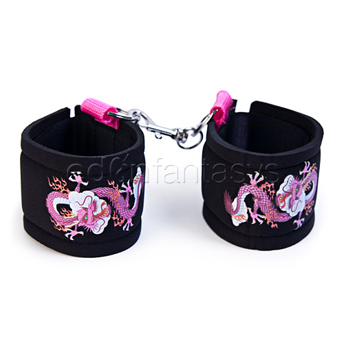 Inked restraints tattoo ankle cuffs - sex toy