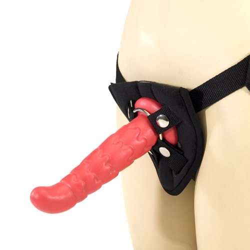 Lover's super strap harness and silicone probe - harness and dildo set discontinued