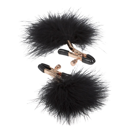 Entice feather nipplettes - nipple clamps with feathers