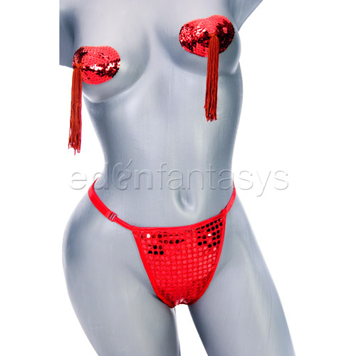 Showgirl - panty and pasties set discontinued