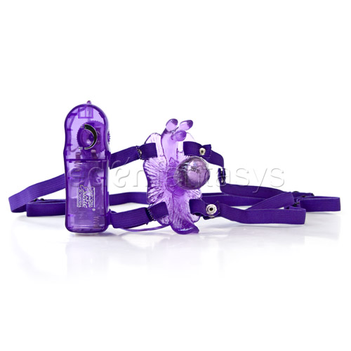 Emma's exotic flower - butterfly strap-on vibrator discontinued