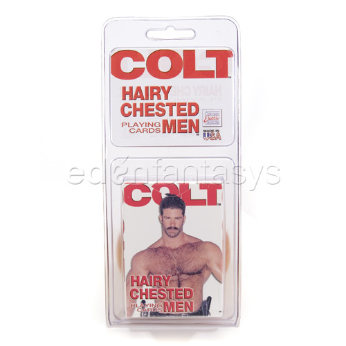 Colt hairy chested men cards - adult game discontinued