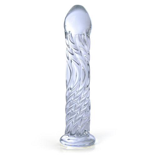 Twisted pleasure - glass dildo