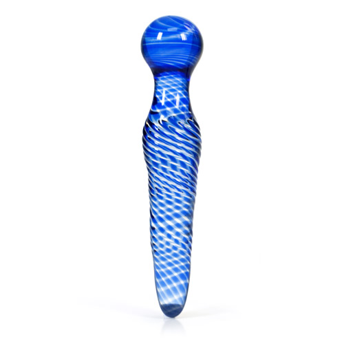 Mister twister - textured glass dildo