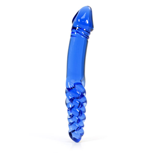 Love thunder - double ended glass dildo