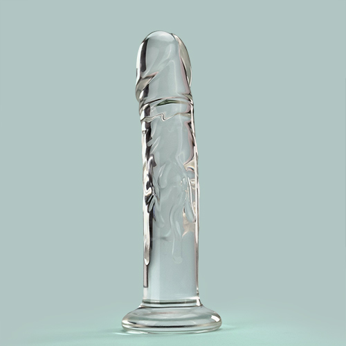 Casper - glass realistic dildo