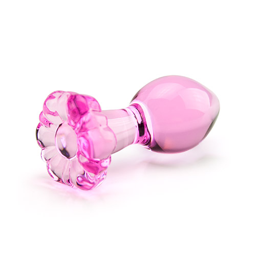 Flower butt plug - glass butt plug