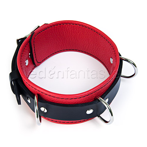 Sinfully soft leather collar - collar 