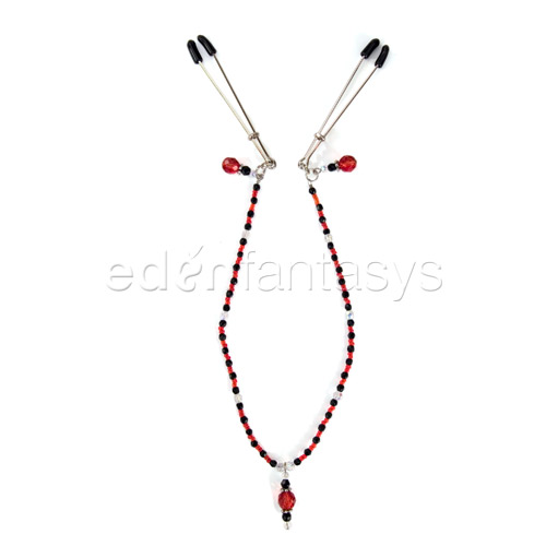 Single strand beaded clamps - nipple clamps discontinued