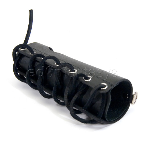 Lace up sheath - cock and balls device discontinued