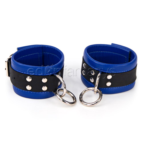 Black and blue medium restraints - cuffs