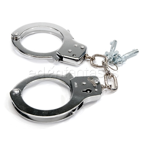 Nickel handcuffs - handcuffs discontinued