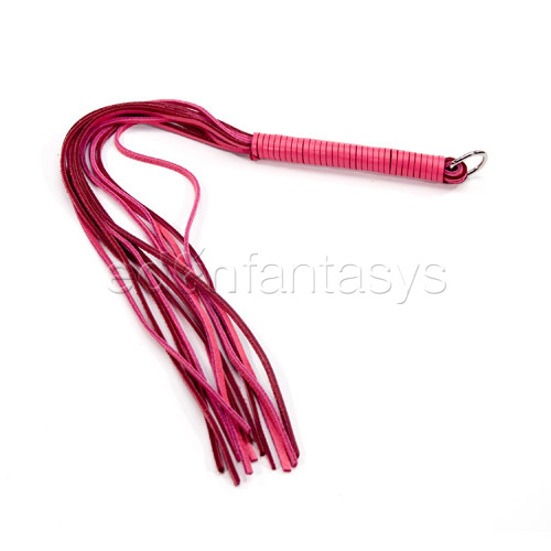 Pinkline leather whip - flogging toy