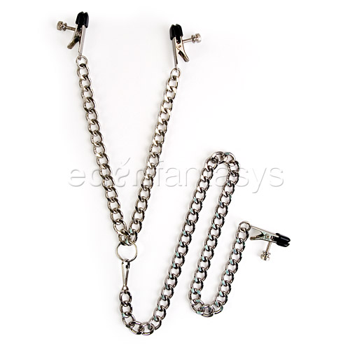 Y-Style clamps with clit clamp - y style clit and nipple clamps discontinued