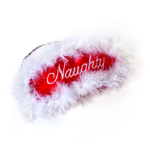 Reversible naughty or nice mask - mask discontinued