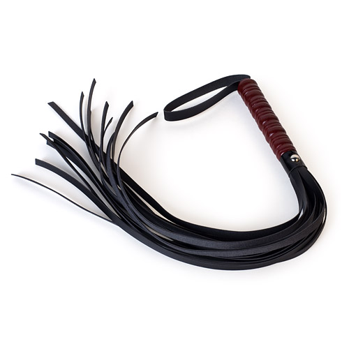 Sex and Mischief mahogany flogger - flogging toy