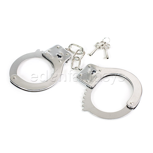 Sex and Mischief metal handcuffs