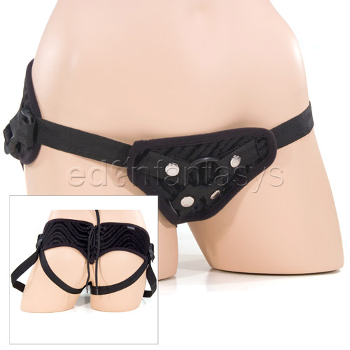 Vibrating corsette harness - double strap harness