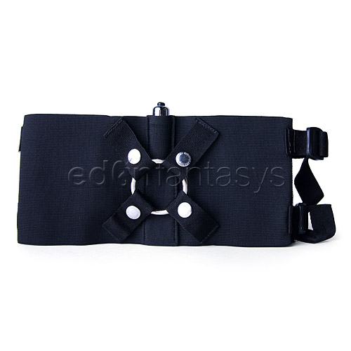 Vibrating thigh strap-on - harness