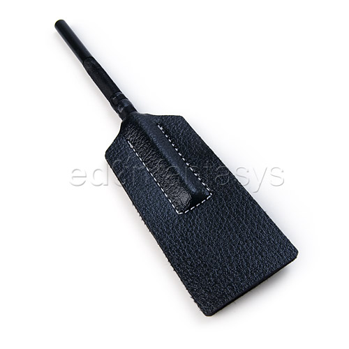 Crop top black split slapper - flogging toy