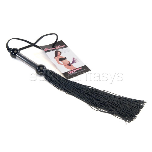 Medium rubber whip - flogging toy