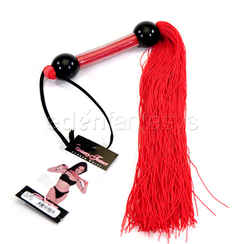 Rubber whip flogger - flogging toy