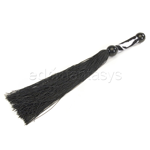 Animal print handle rubber whip - whip discontinued