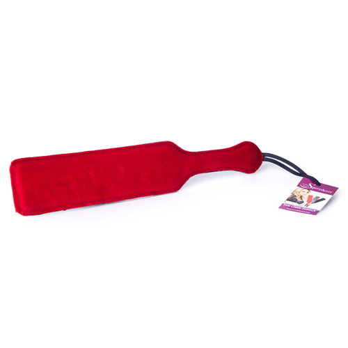 Fur lined paddle - sex toy