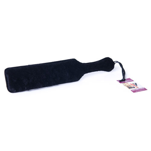 Fur lined paddle - sex toy