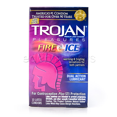 Trojan pleasures fire & ice - male condom discontinued