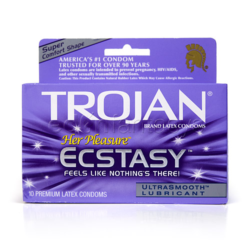 Trojan her pleasure ecstasy - male condom discontinued