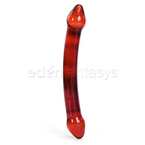 Solid double dong - glass dildo discontinued