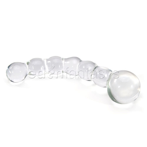 E-glass spine - glass anal dildo 